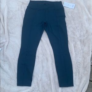 Dark teal leggings with pockets